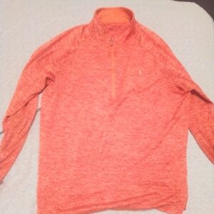 Long sleeve half zip up dry fit shirt by under armour size large